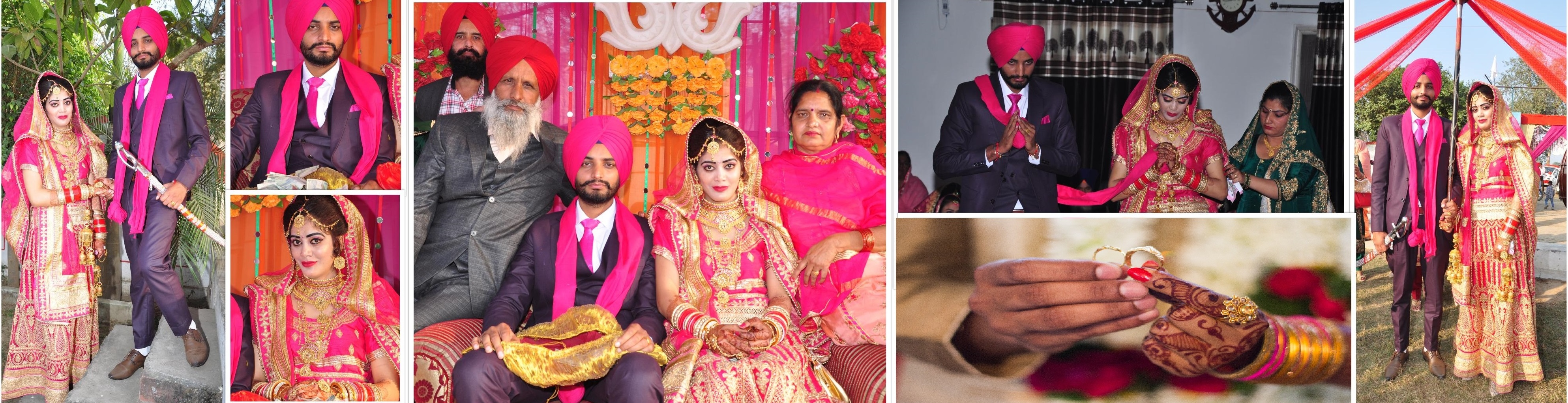 wedding image of Manjinder and Amandeep, couple image from Rajoa, 
                wedding in Gurdaspur, Manjinder weds Amandeep, Manjinder and Amandeep marriage